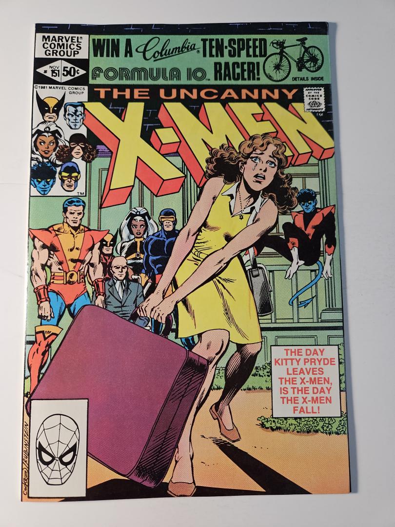 Uncanny X-Men #151, VF+ Marvel, 1981