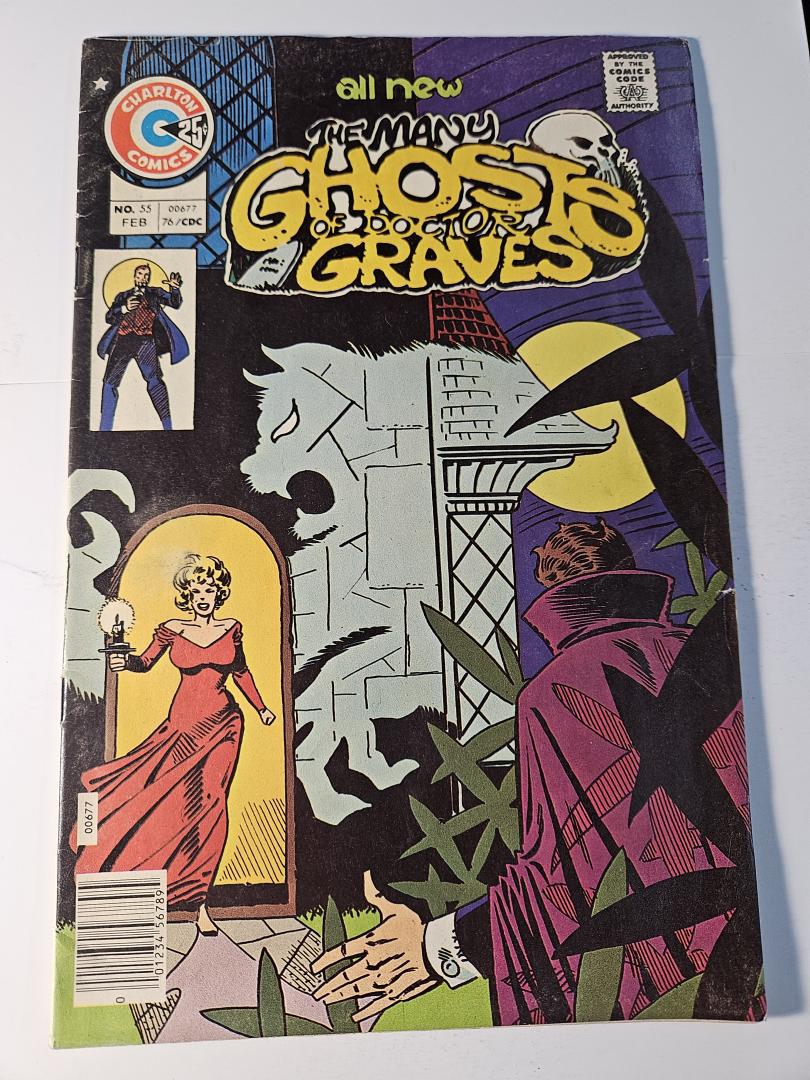 Many Ghosts of Doctor Graves #55, Charlton Comics, 1976