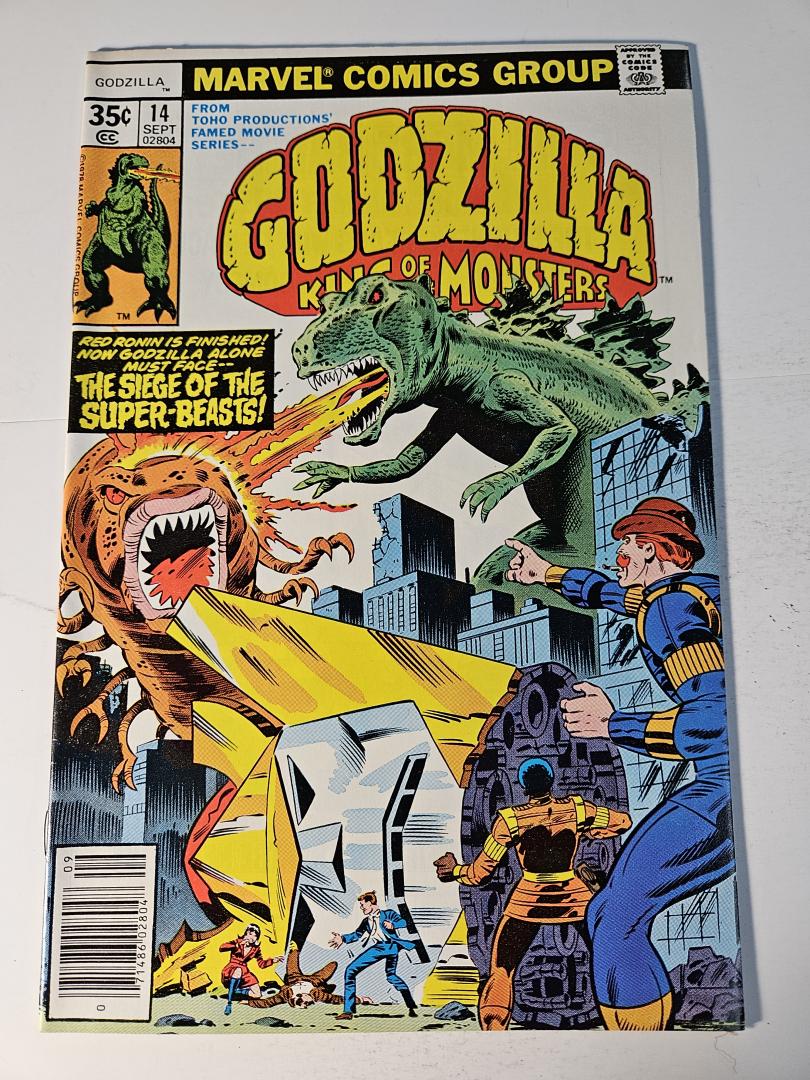 Godzilla #14, NM- Marvel, 1978
