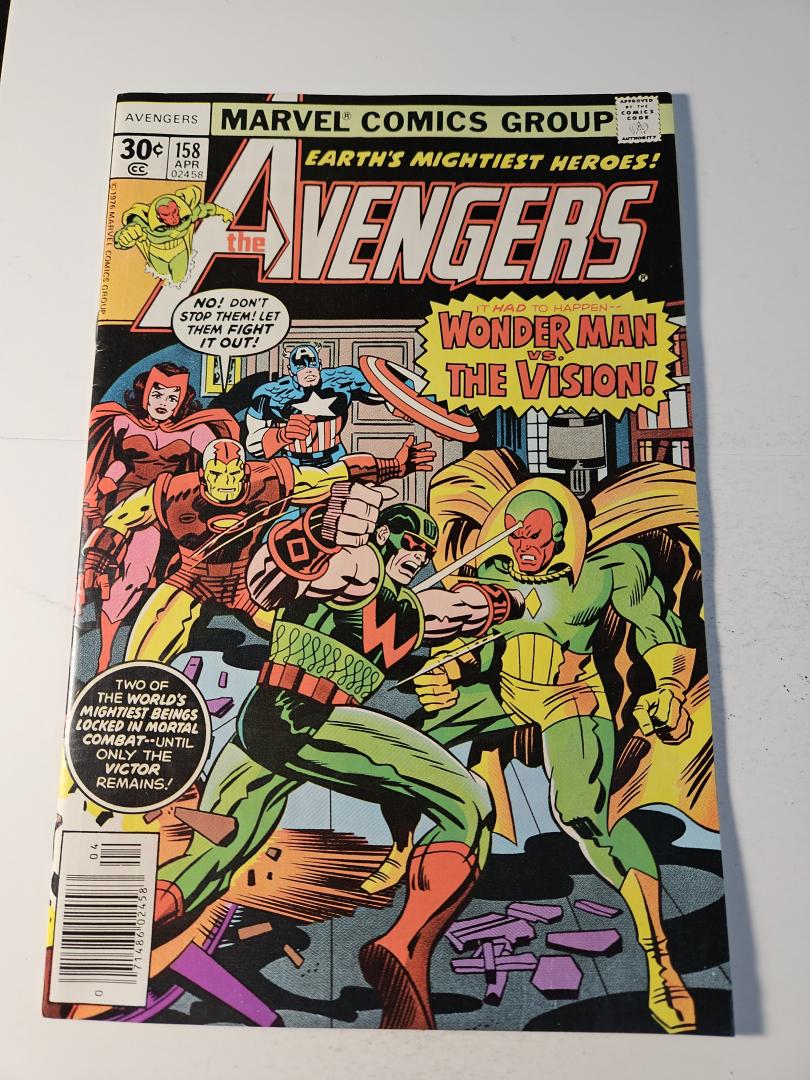 Avengers #158, FN 1st Gravitron, Marvel, 1977