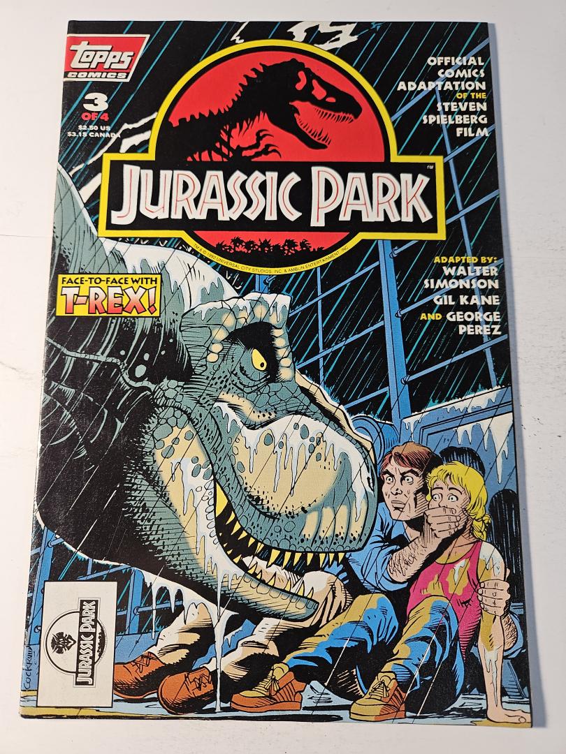 Jurassic Park #3 NM, Topps, 1993