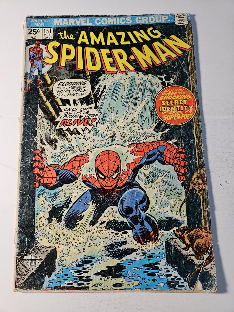 Amazing Spider-Man #151, Death of the Spider-Clone, Marvel, 1975