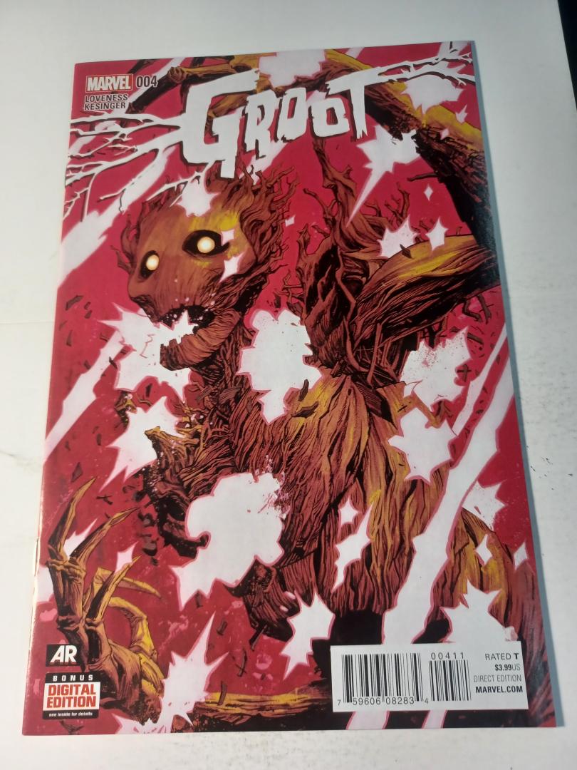 Groot #4, 1st Baby Groot cameo, Marvel Comics 2015