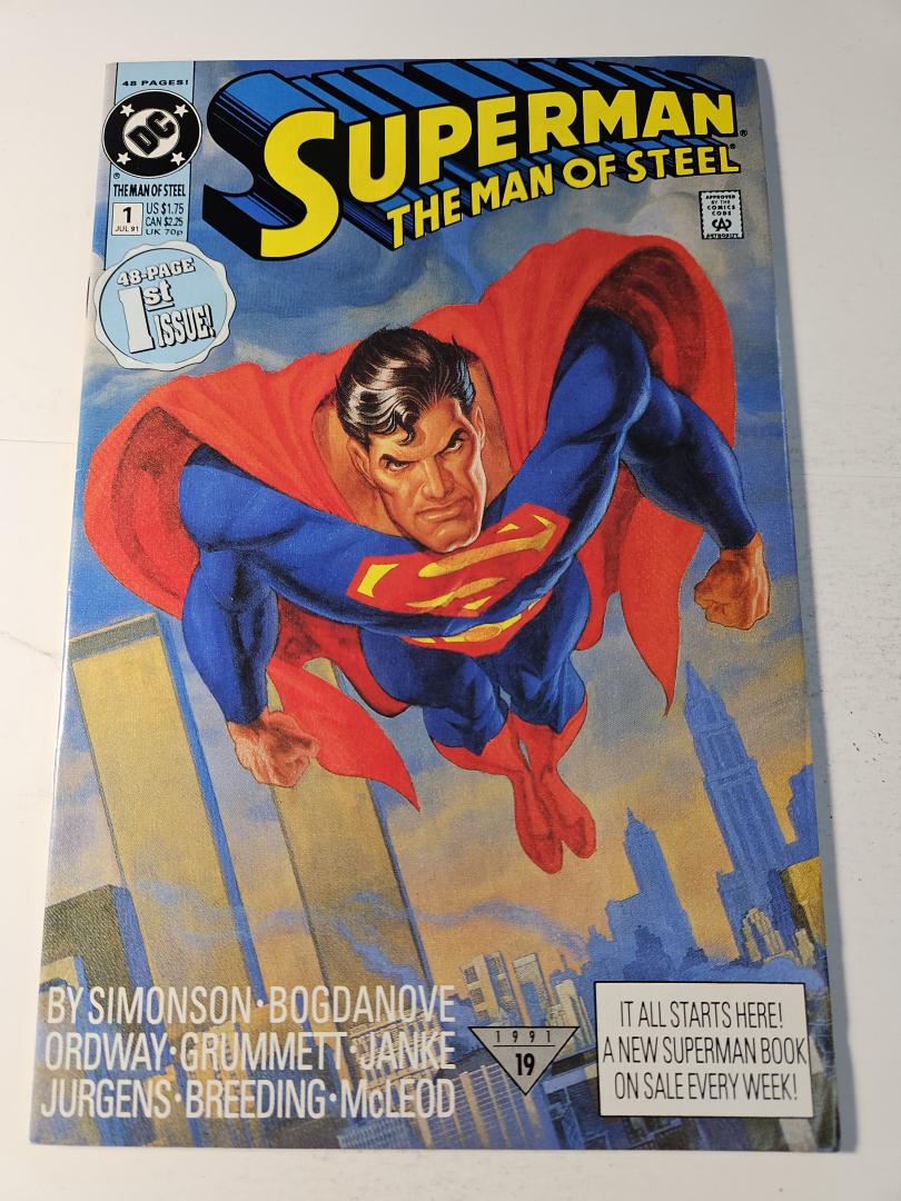 Superman The Man of Steel #1, DC, 1991