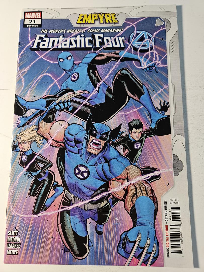 Fantastic Four #21, NM Empyre Variant Cvr, Marvel