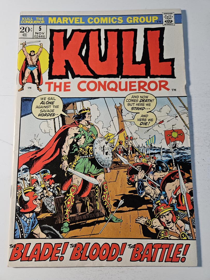 Kull the Conqueror #5, Marvel, 1972