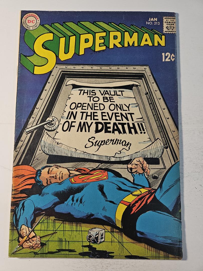 Superman #213, VG/FN DC Comics, 1969