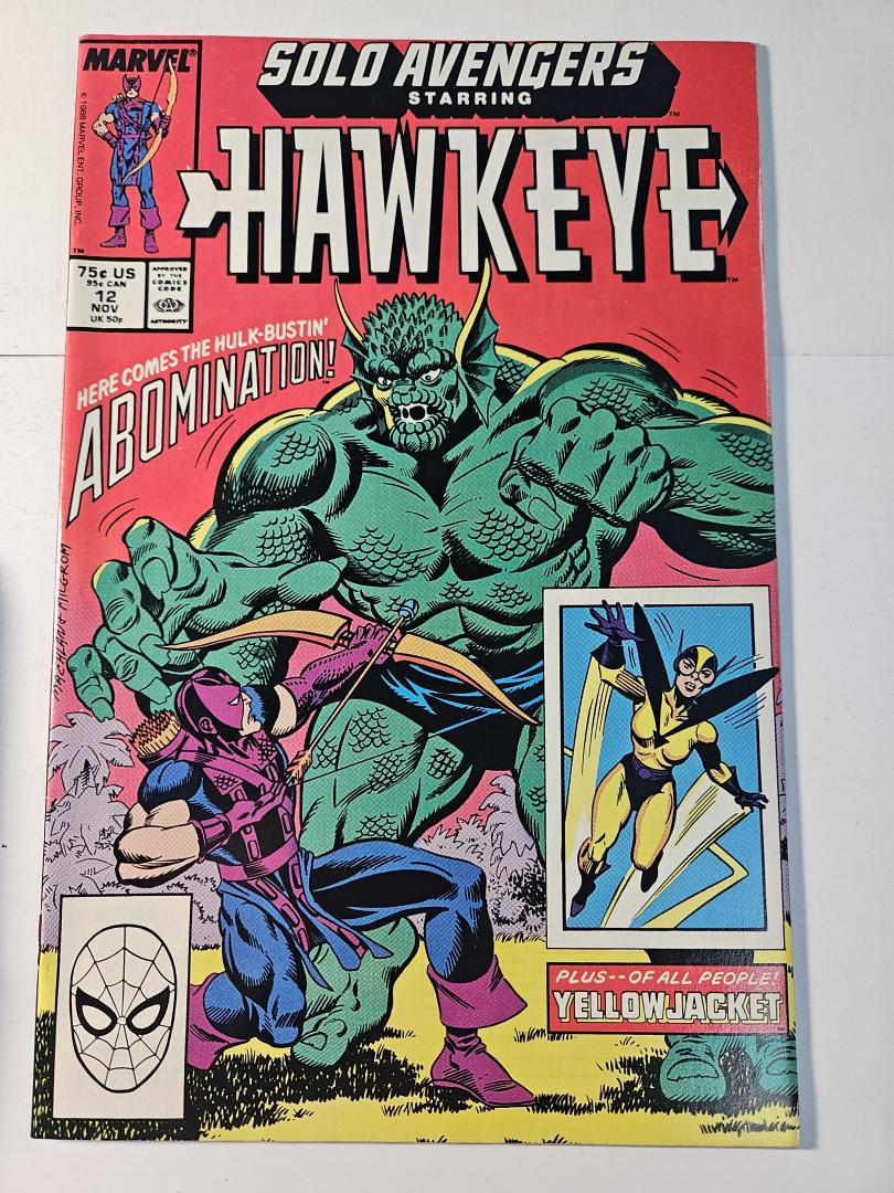 Solo Avengers #12, Abomination, Marvel, 1989