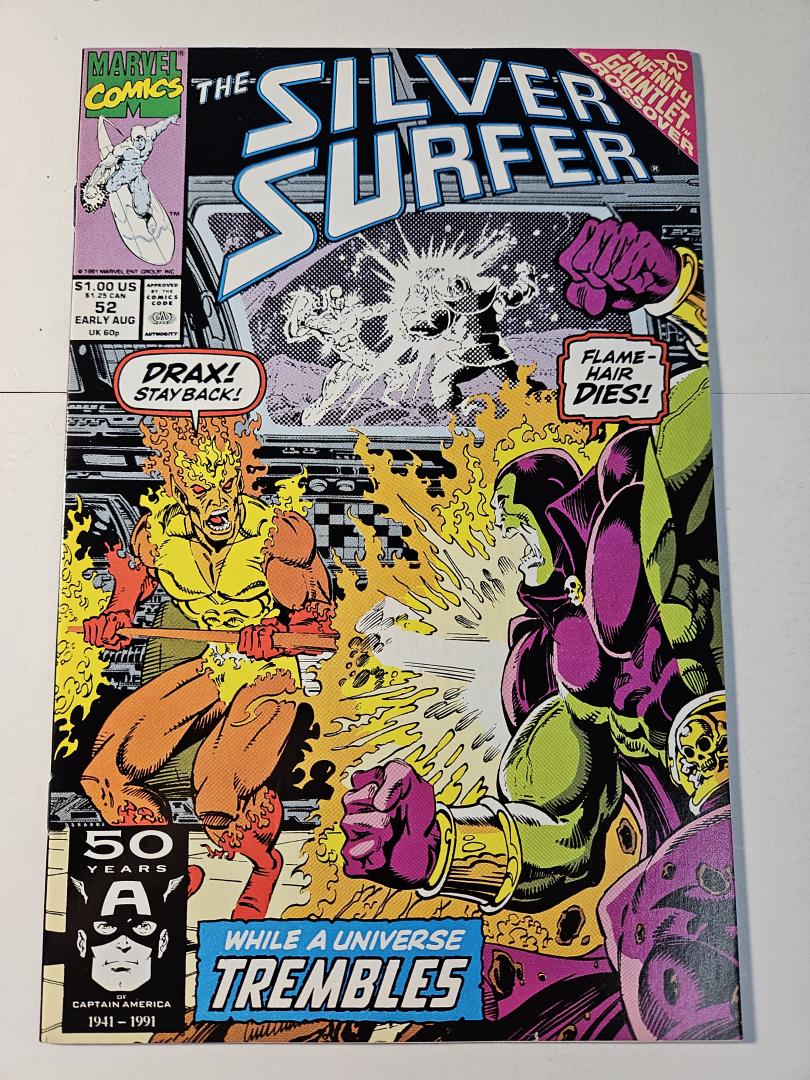 Silver Surfer #52, VD+ Marvel, 1991