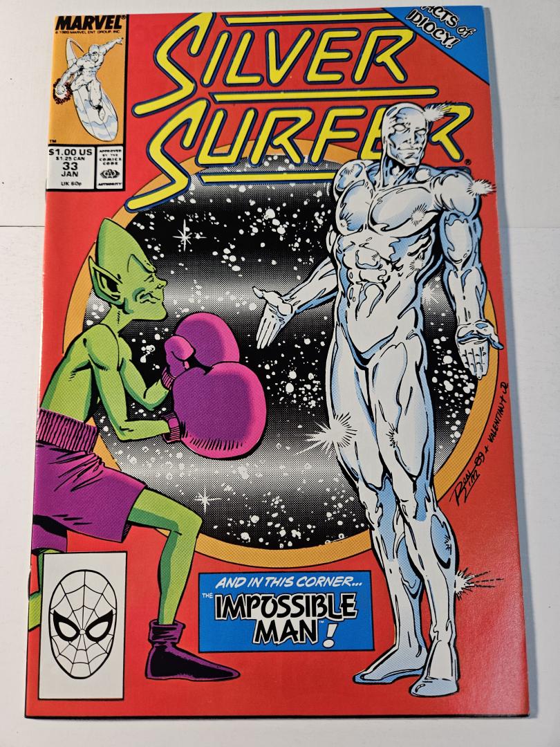 Silver Surfer #33, VF+ Marvel
