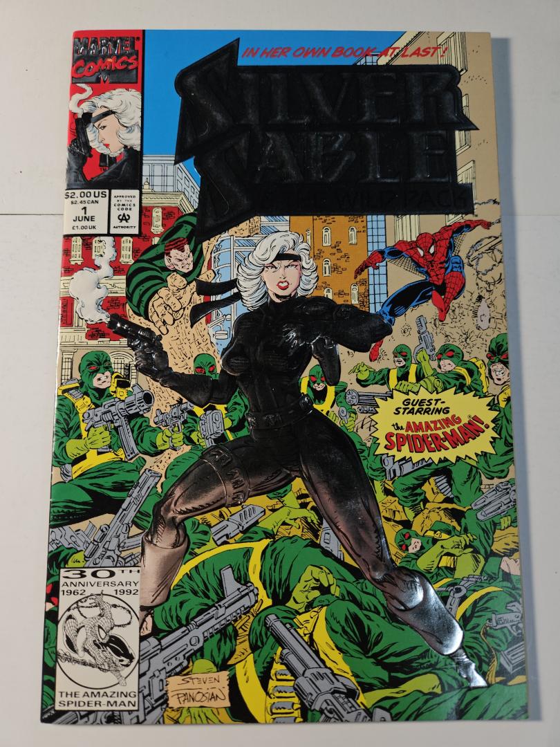 Silver Sable and the Wild Pack #1, VF+ Marvel, 1992