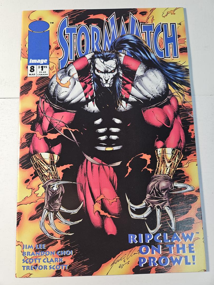 Stormwatch #8, NM 1st Rainmaker (Gen13)  Image, 1993