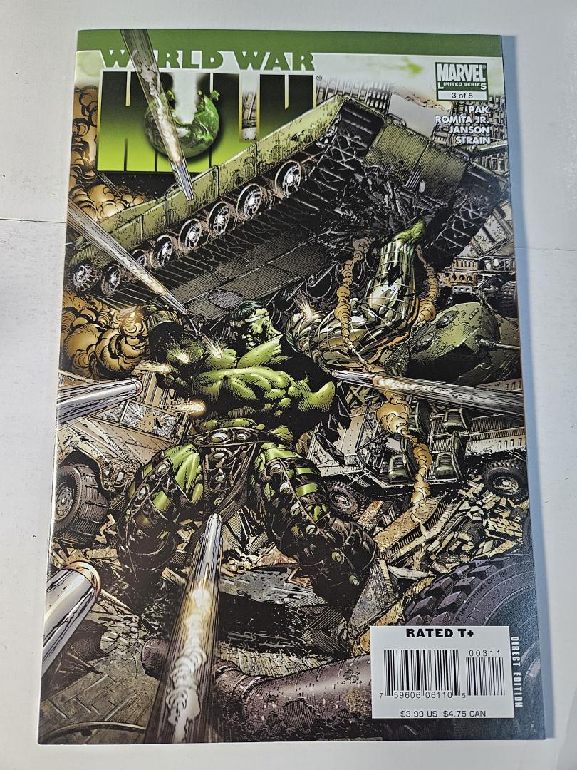 World War Hulk #3, VF/NM Marvel, 2007