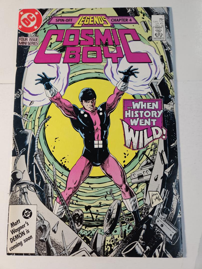 Legends Cosmic Boy #1, DC, 1986