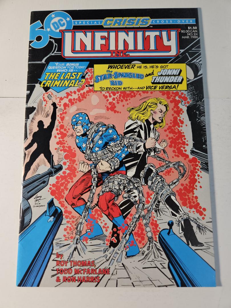 Infinity Inc #24, McFarlane art, DC, 1986