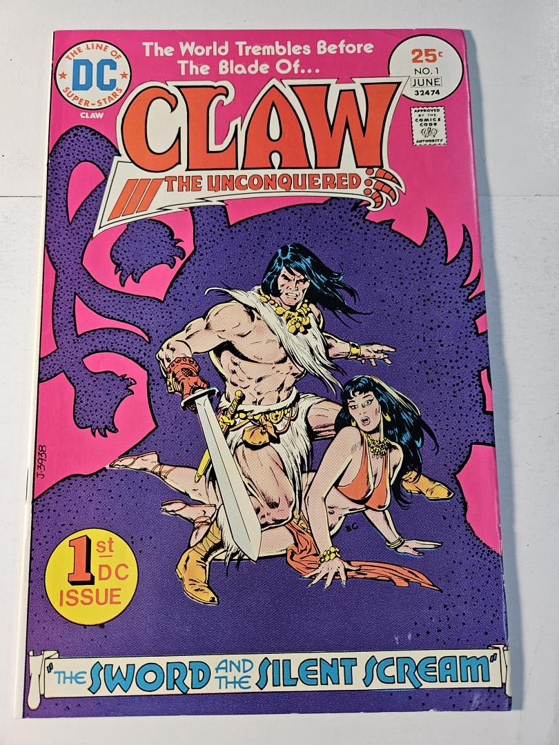 Claw the Unconquered #1, DC Comics, 1975