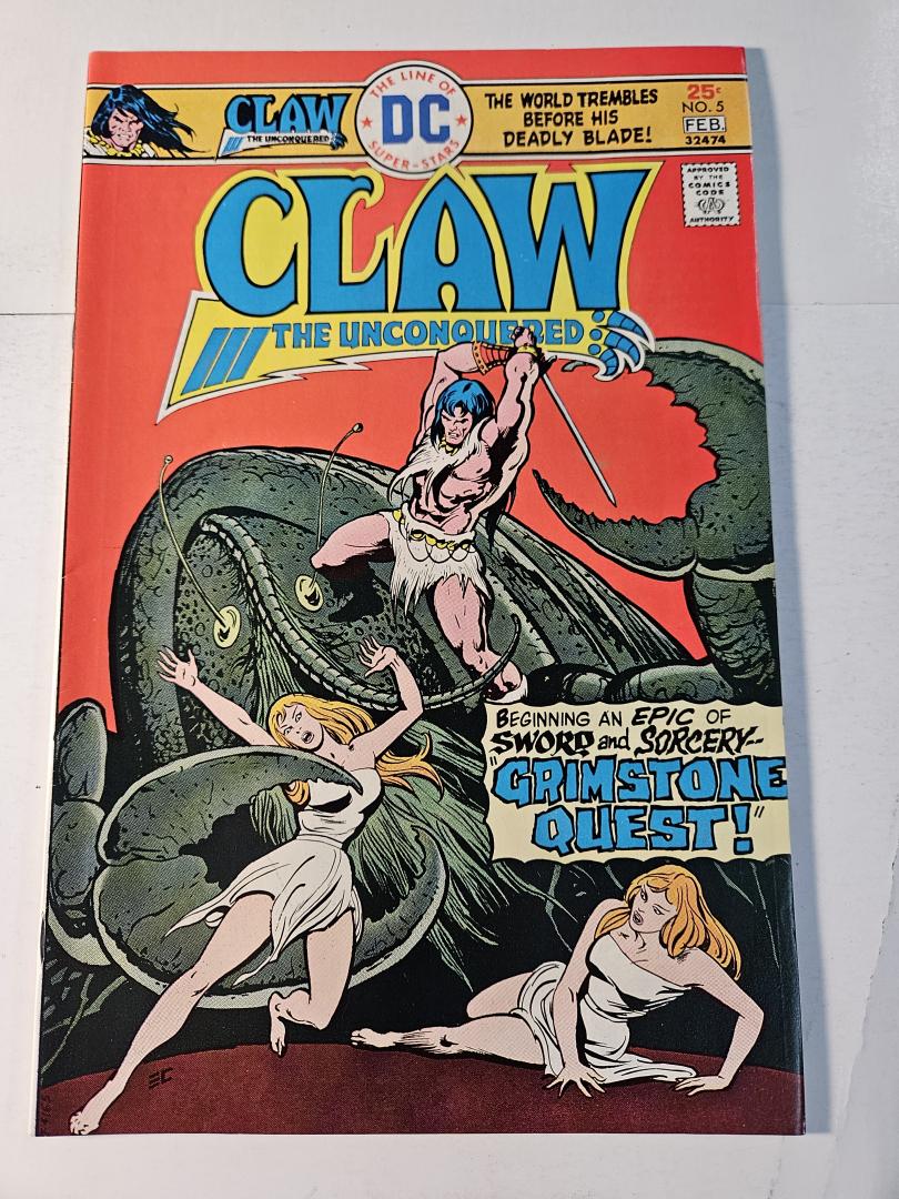 Claw the Unconquered #5, DC, Feb 1976