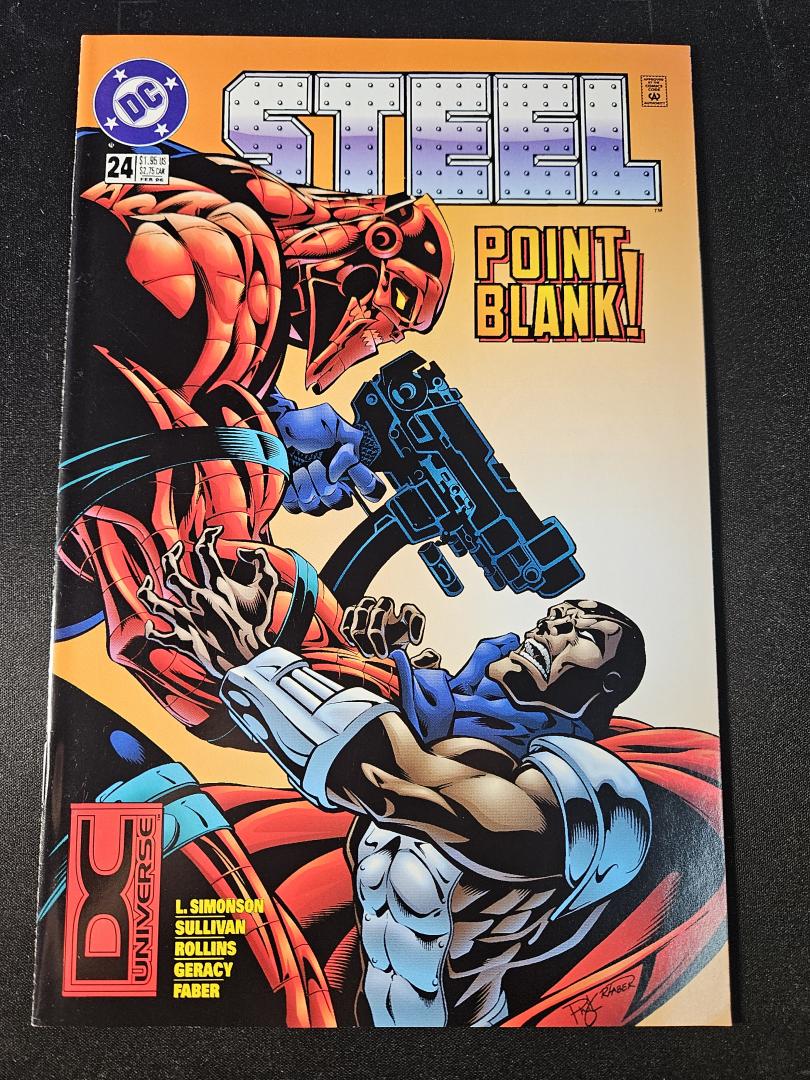 Steel #24, RARE DC Universe Logo DC, 1995