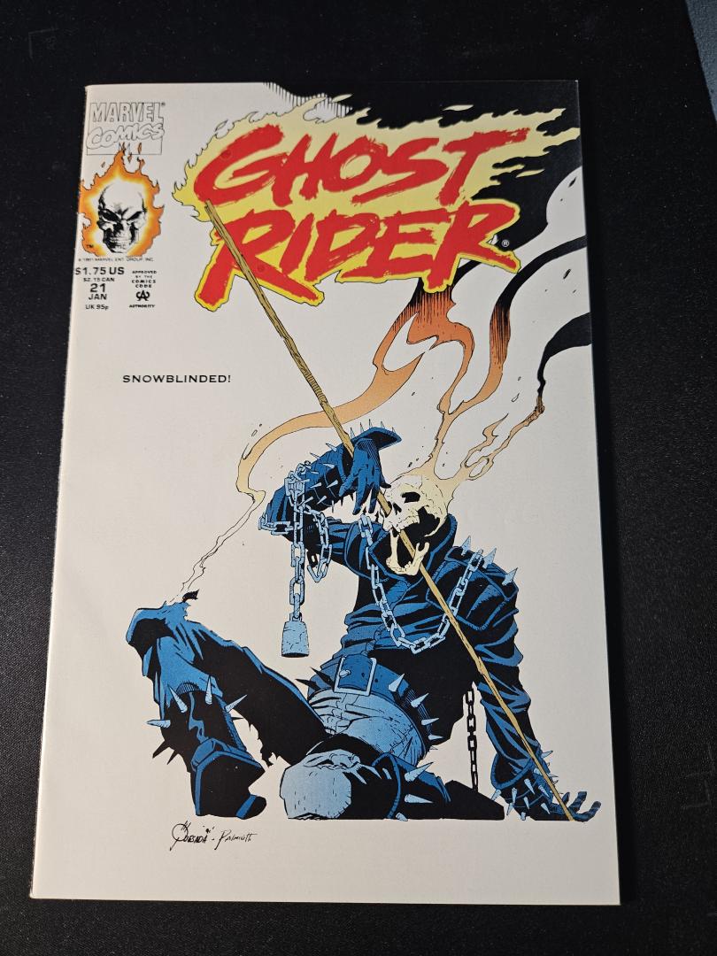 Ghost Rider #21, VF+ Marvel, 1991