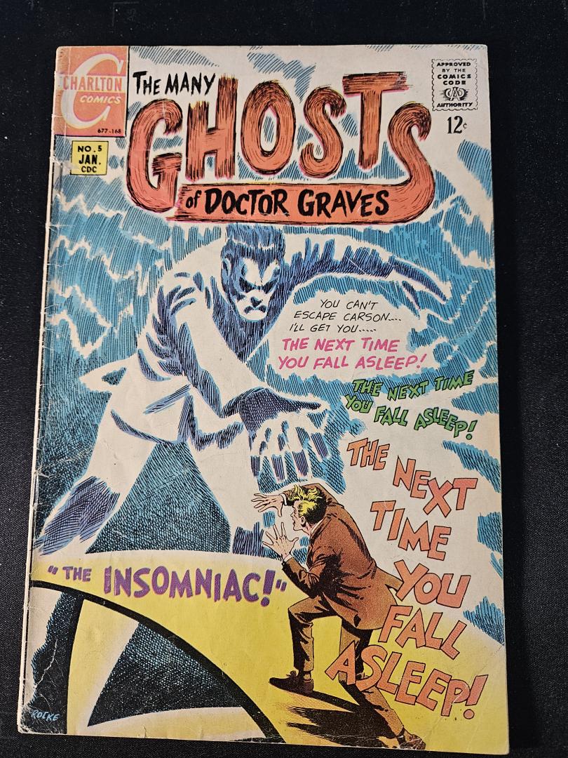 Many Ghosts of Doctor Graves #5, Charlton Comics, 1968
