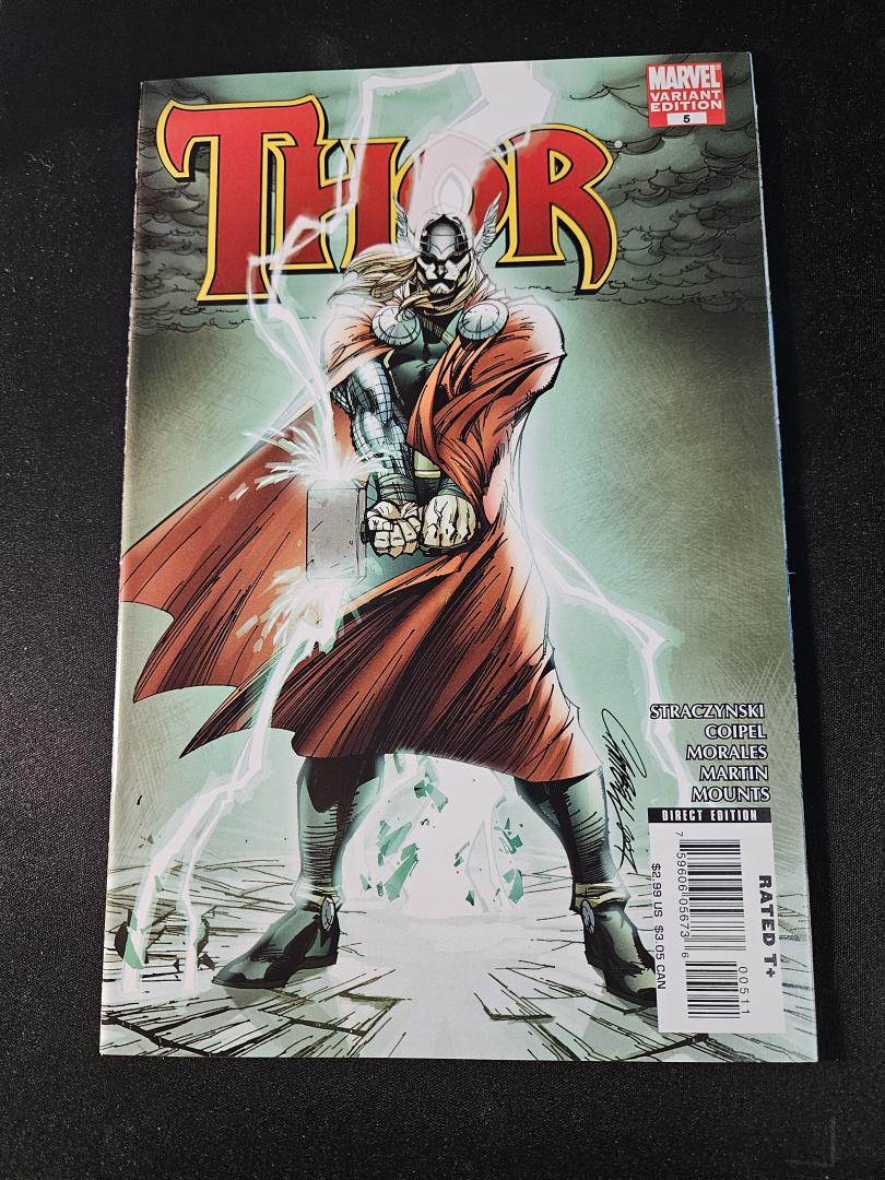 Thor #5,NM 1st Lady Loki,  Variant Cvr, Marvel 2008