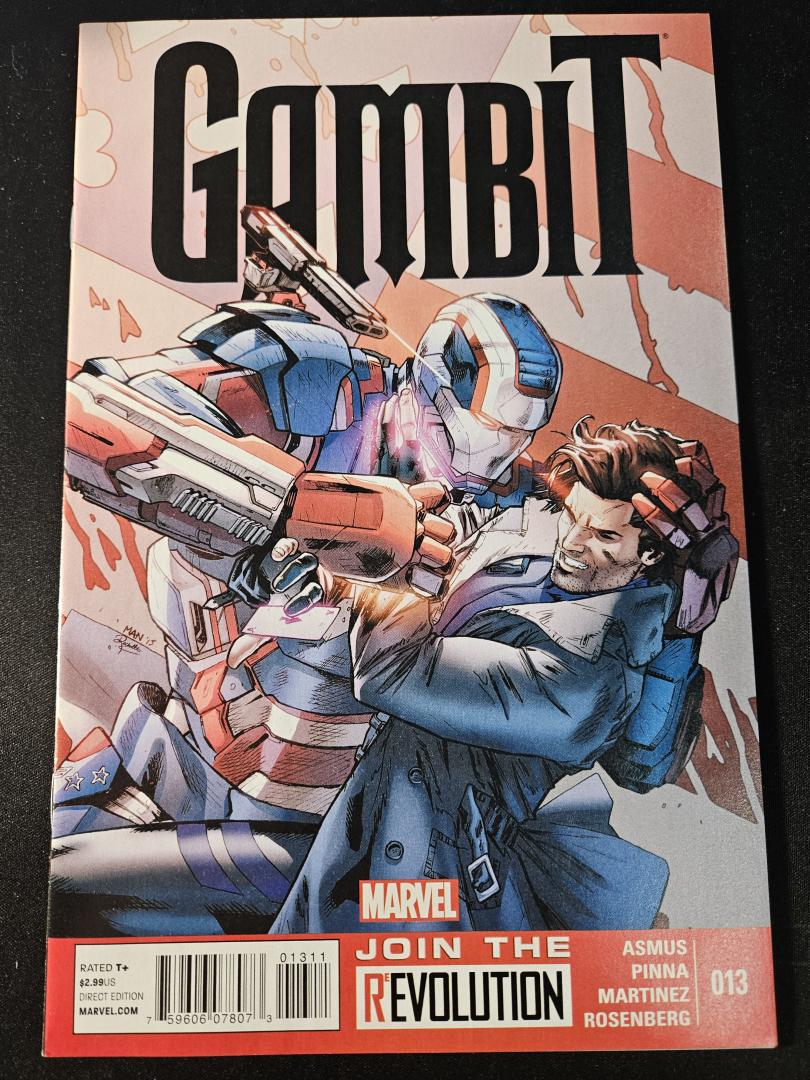 Gambit #13 NM 1st James Rhodes as Iron Patriot , Marvel