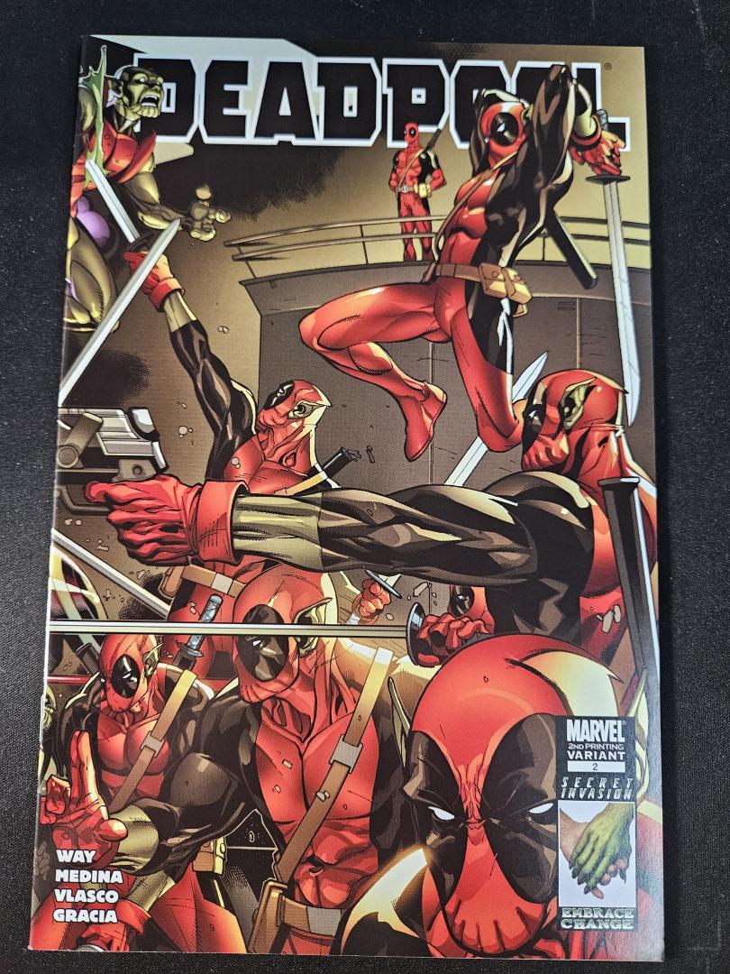 Deadpool #2, 2nd Printing Variant, Marvel