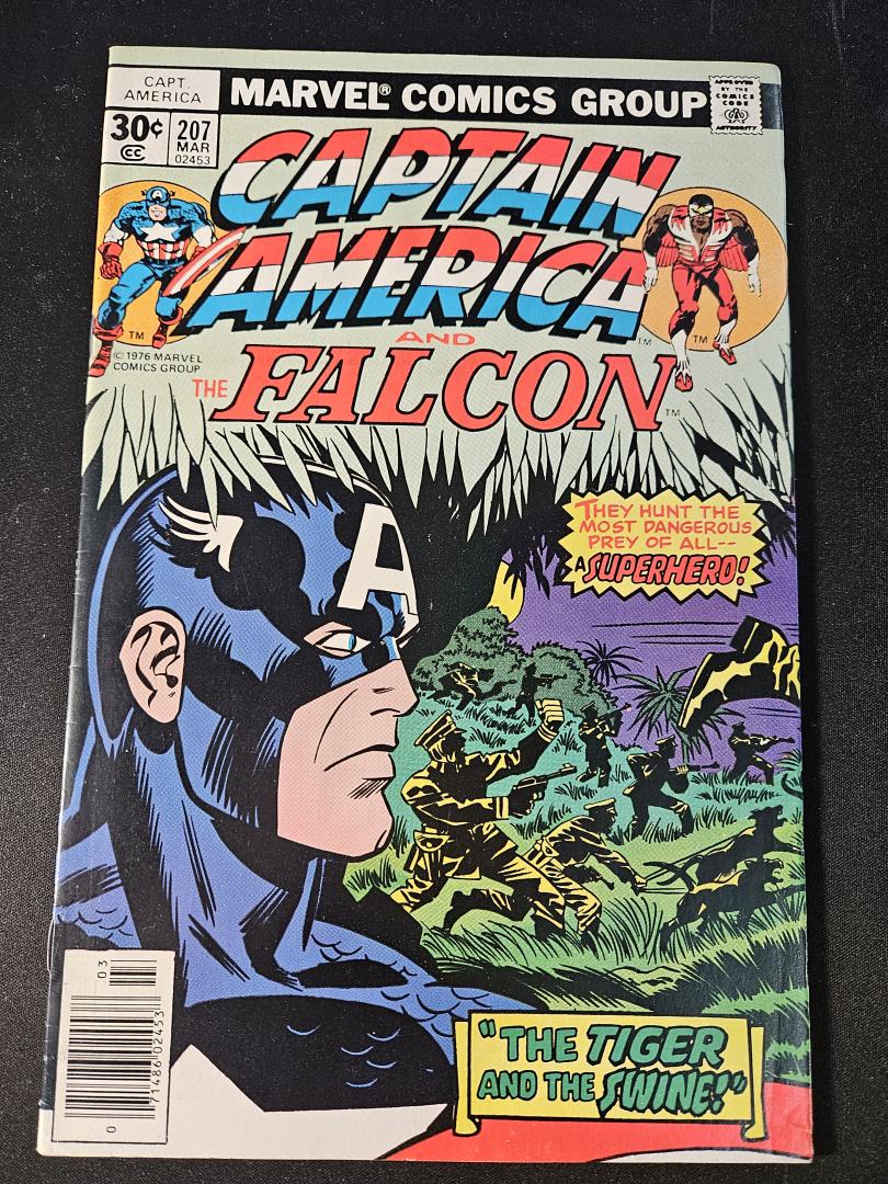 Captain America #207, VF Marvel, 1976