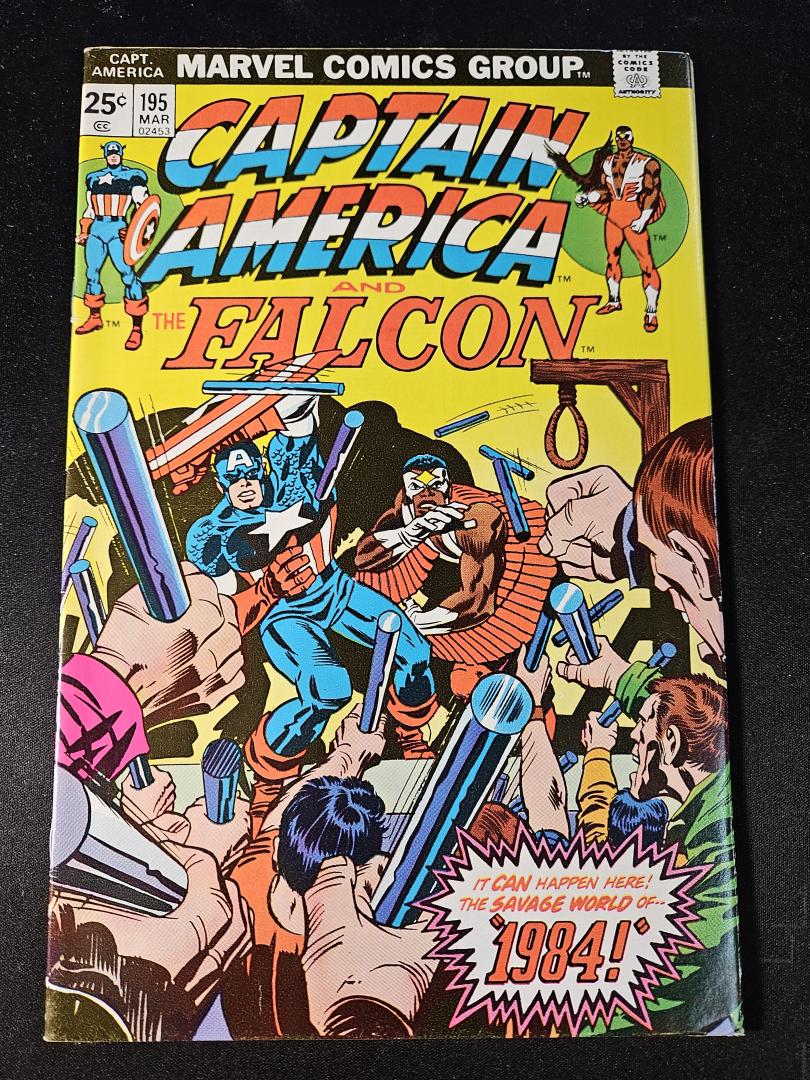 Captain America #195, FN Marvel, 1976