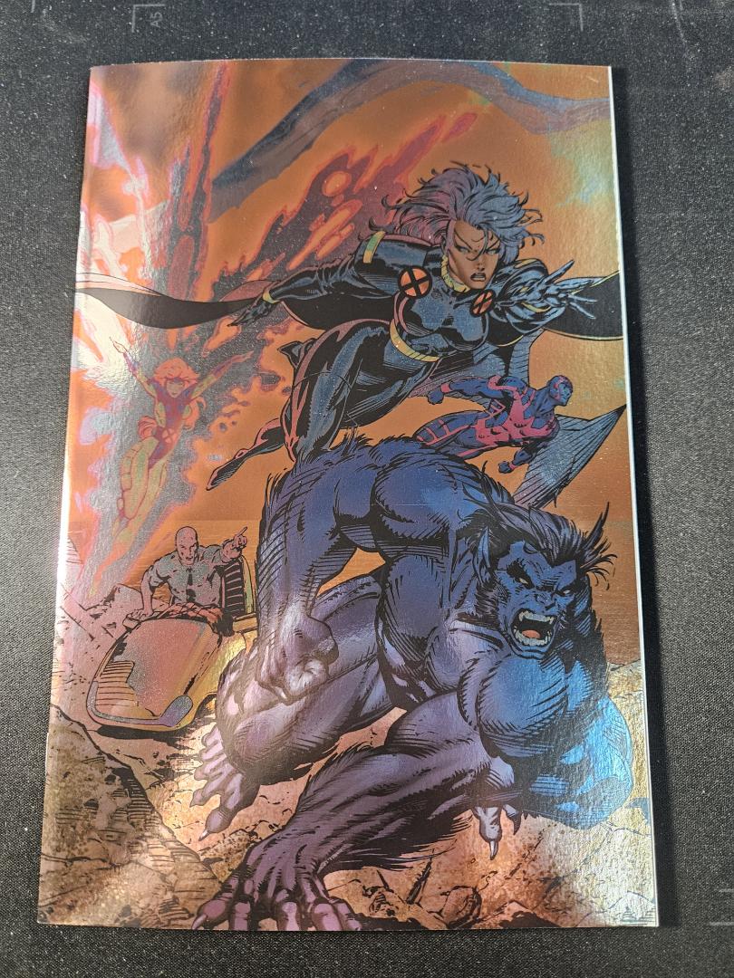X-Men 1991 #1 Jim Lee Foil Facsimile Exclusive Connecting Cover set of 4 2025