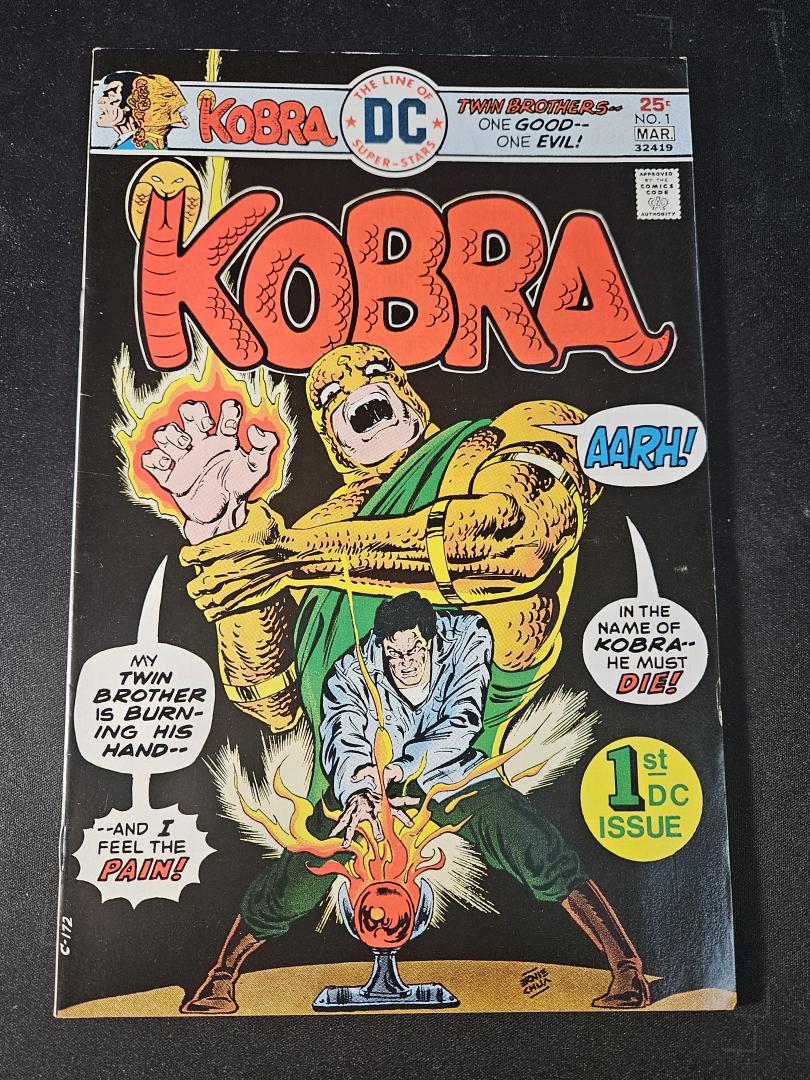 Kobra #1, DC Comics, 1976