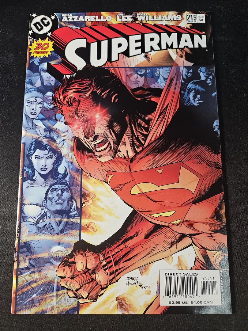 Superman #215, VF/NM Jim Lee, DC, 2005
