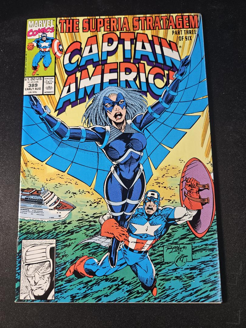 Captain America #389, Marvel, 1991
