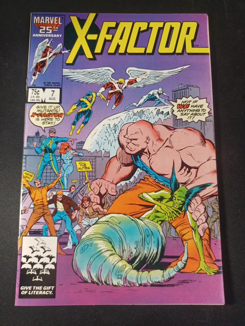 X-Factor #7, NM- 1st Skids, Marvel, 1986