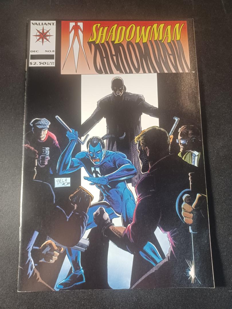 Shadowman #8, VF 1st Master Darque, Valiant, 1992