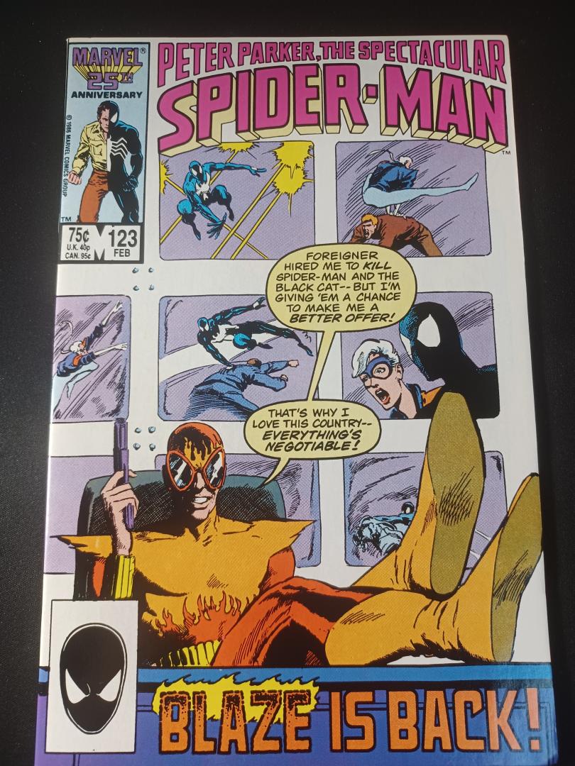 Spectacular Spider-Man #123, NM- Marvel, 1987