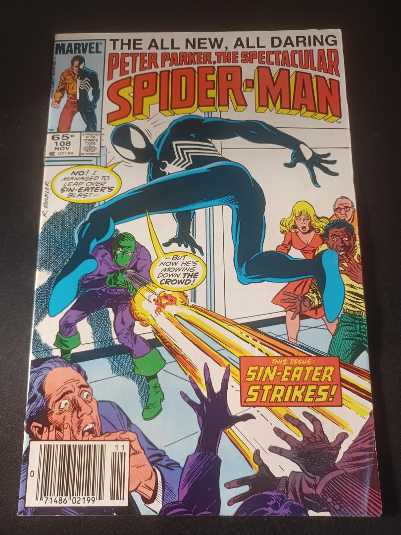 Spectacular Spider-Man #108, Newsstans, Marvel, 1985