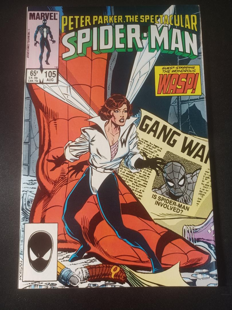 Spectacular Spider-Man #105, VF Marvel, 1985