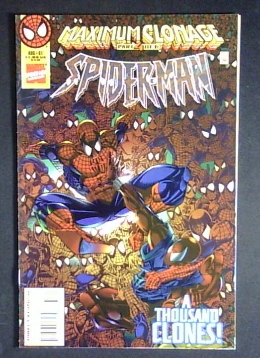 Spider-Man #61, VF/NM Maximum Clonage, Marvel Comics