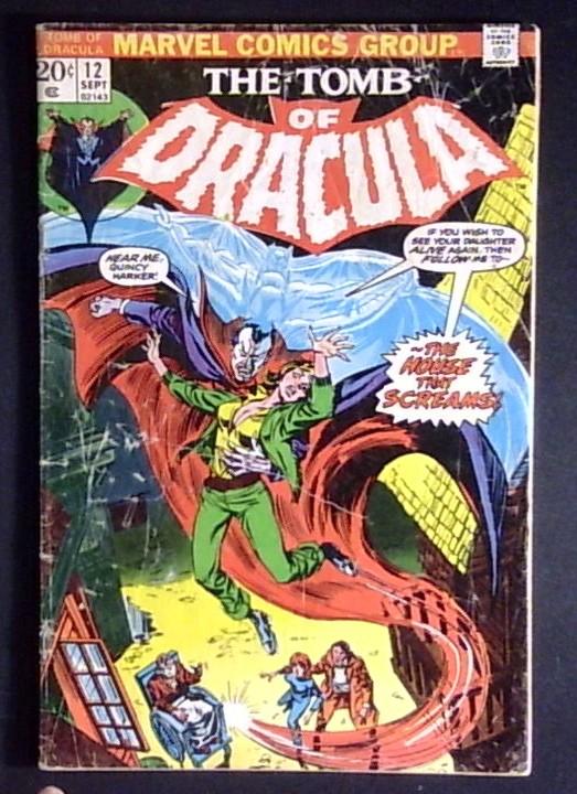 Tomb of Dracula #12, 2nd Blade Appearance, Marvel, 1973