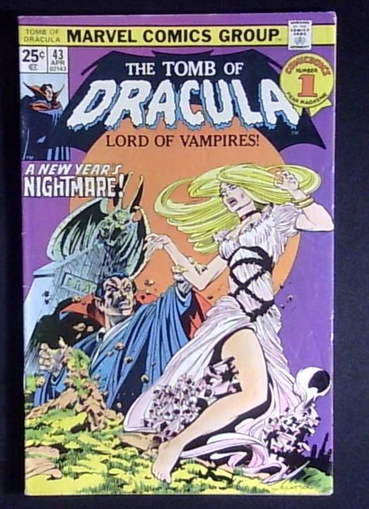 Tomb of Dracula #43, Wrightson art, Marvel, 1976