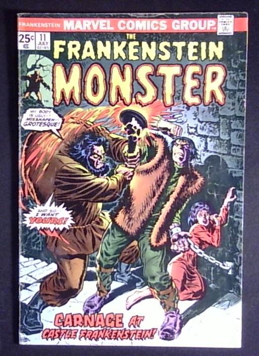 Frankenstein Monster #11, Marvel, 1974