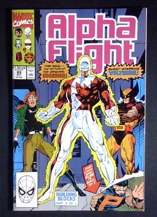 Alpha Flight #89, Jim Lee, Wolverine, Marvel, 1990