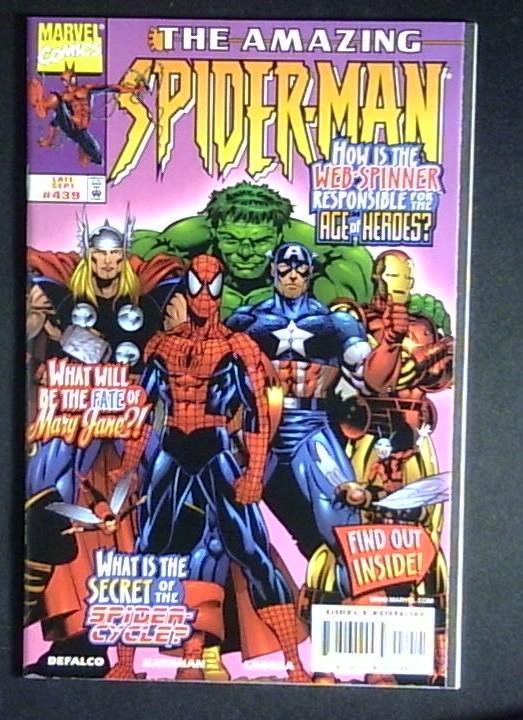 Amazing Spider-Man #439, NM Avengers, Marvel, 1998