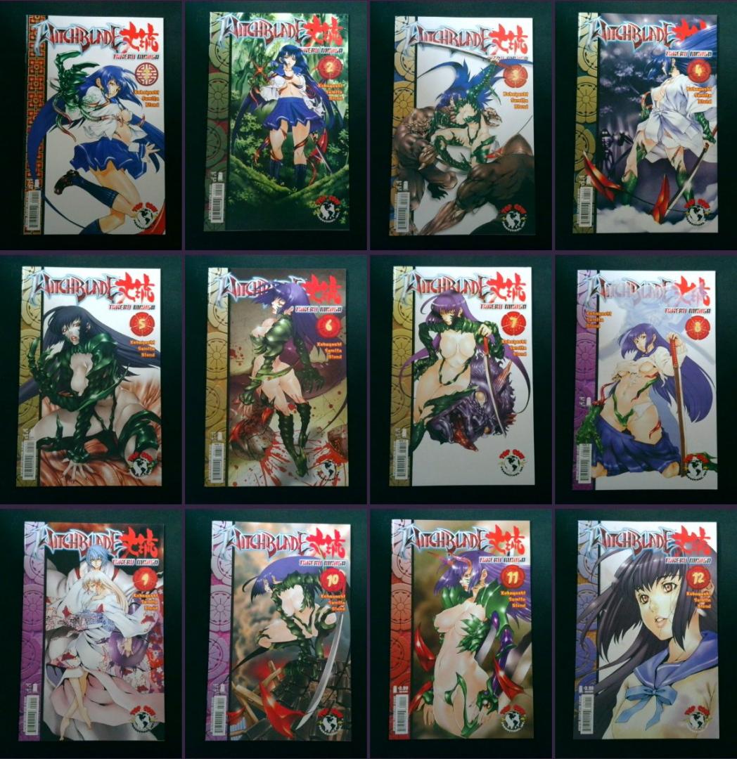 Witchblade Takeru Manga #1-12 Complete Set Top Cow
