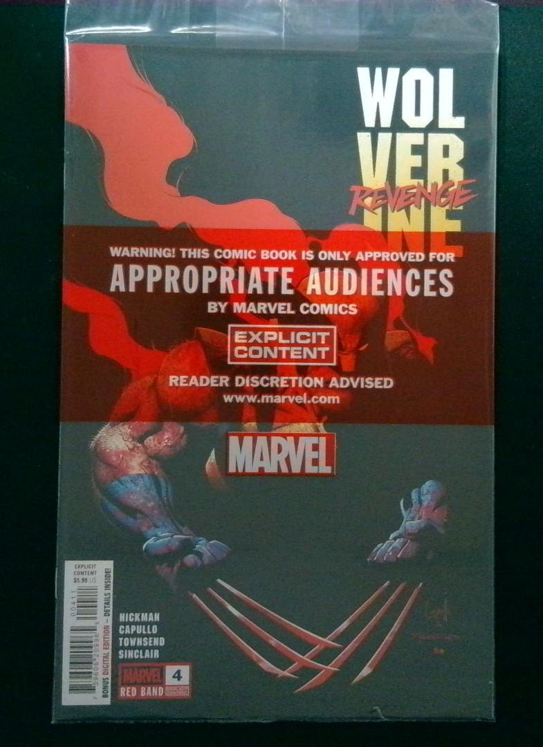 Wolverine #4,Red Poly Bagged Marvel