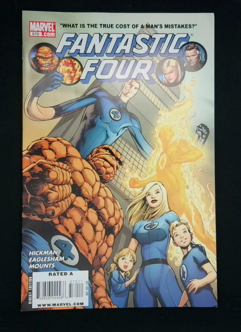 Fantastic Four #570, 1st Counsel of Reeds VF+ Marvel, 2009