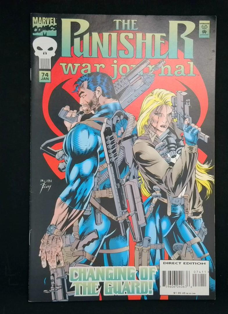 Punisher War Journal #74, VF Lady Punisher Marvel, 1994