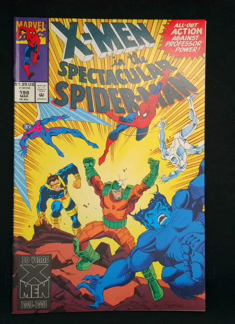 Spectacular Spider-Man #198, NM- X-Men Marvel
