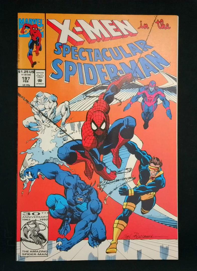 Spectacular Spider-Man #197, NM X-Men Marvel, 1992